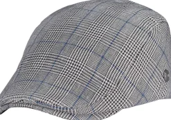 AGGIUS | Checked flat cap Blauw