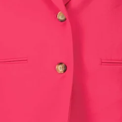 Blazer Solid Fuchsia
