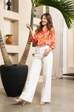 Blouse Aloha Rood