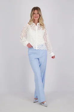 Blouse Broidery Anglaise Wit
