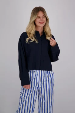 Blouse Yaslee Donkerblauw