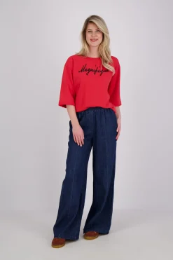 Broek Giovanni Blauw