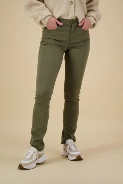 Broek  5-Pocket Superstretch Lang Groen