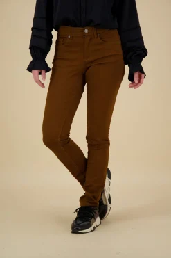 Broek  5-Pocket Superstretch Lang Bruin