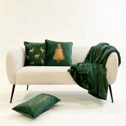 Kussen Tree Mountain View Groen