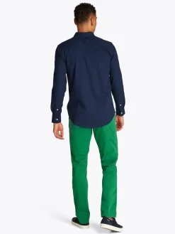 Overhemd Flex Dobby Blauw