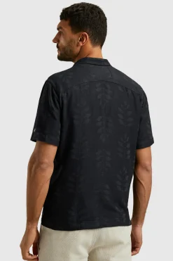 Overhemd Jacquard Blauw