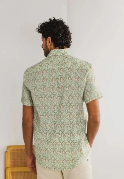 Overhemd Print Wit