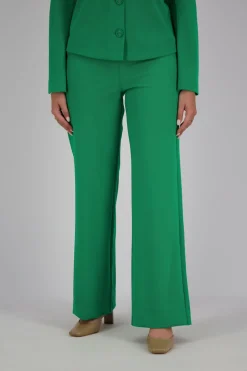 Pantalon Lexie bonded Groen