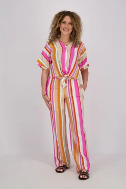 Pantalon Wide Streep Multi