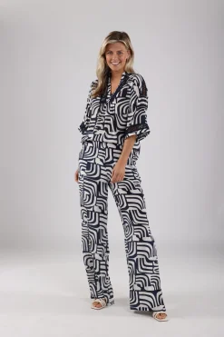 Top Nina Blauw