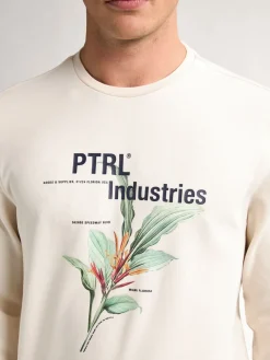 Trui Print Beige