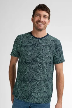 T-Shirt AOP Blauw