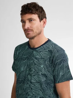 T-Shirt AOP Blauw