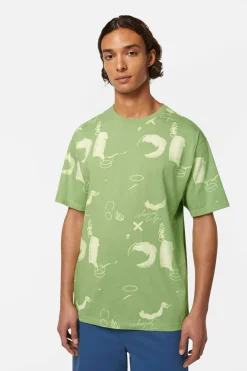 T-shirt AOP  Groen