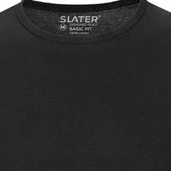 T-shirt Basic Fit 2-Pack Zwart