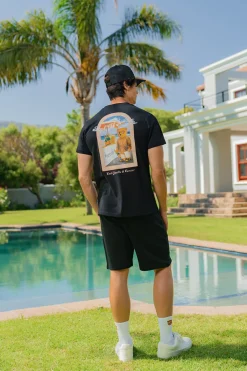 T-shirt Campagne Yachtie Zwart