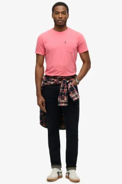 T-shirt Classic Essential Pocket Roze