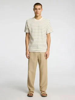 T-shirt Django Streep Blauw