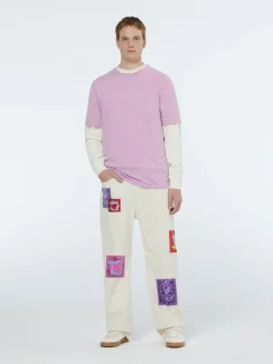 T-shirt Melange Roze