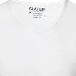 T-shirt Stretch V 2-Pack Wit
