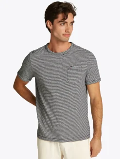 T-shirt Stripe Blauw
