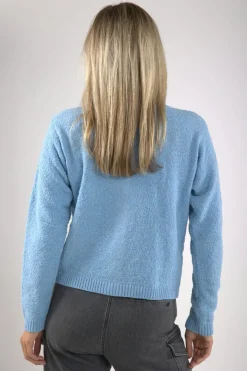Vest Marlin Boucle Blauw